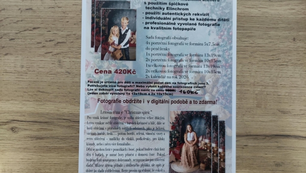 Vánoční fotografování 2025