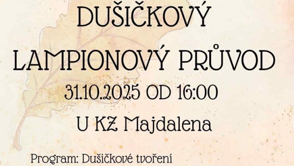 Dušičkový lampionový průvod