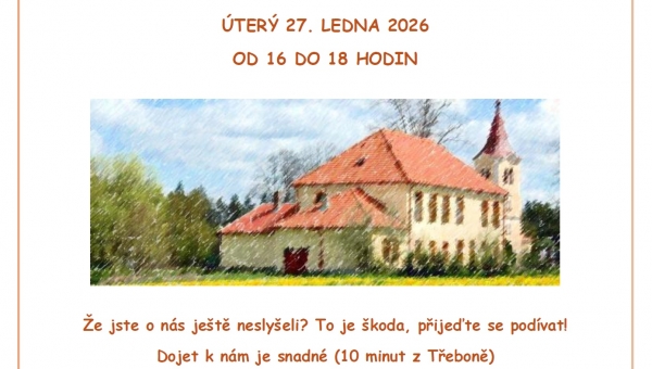 Den otevřených dveří již v úterý 27. ledna 2026